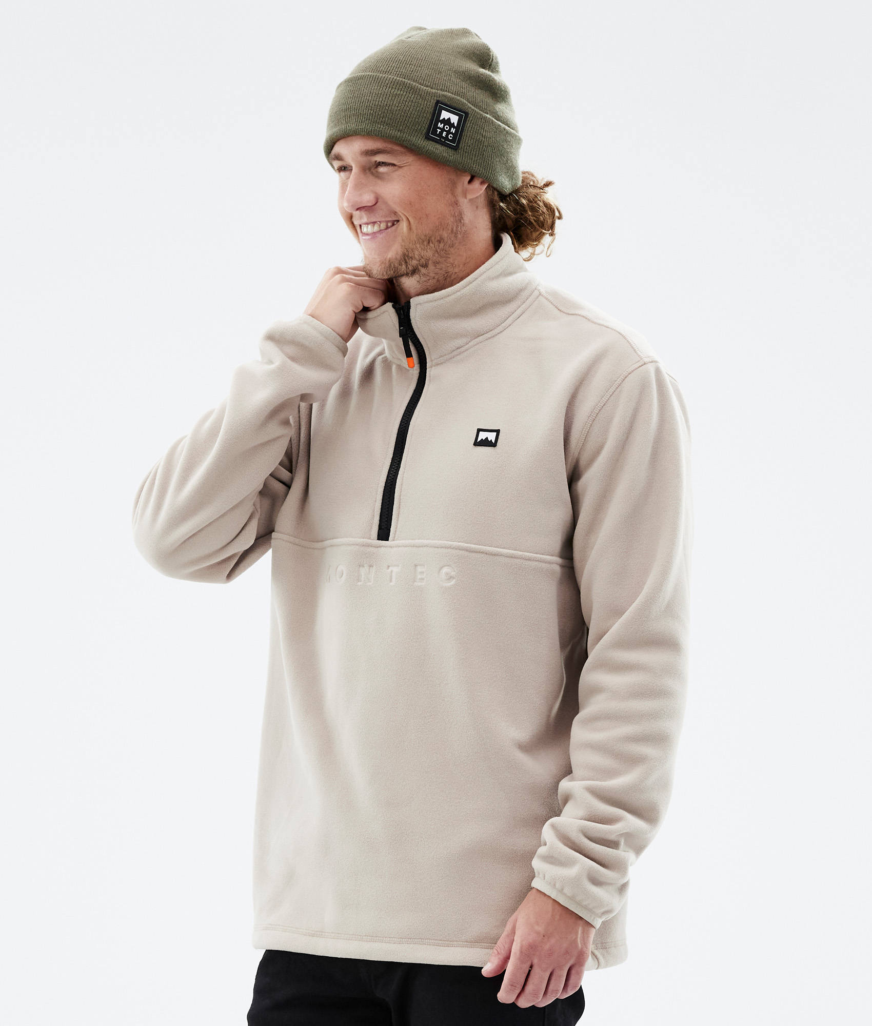 Montec Echo Men's Fleece Sweater Sand