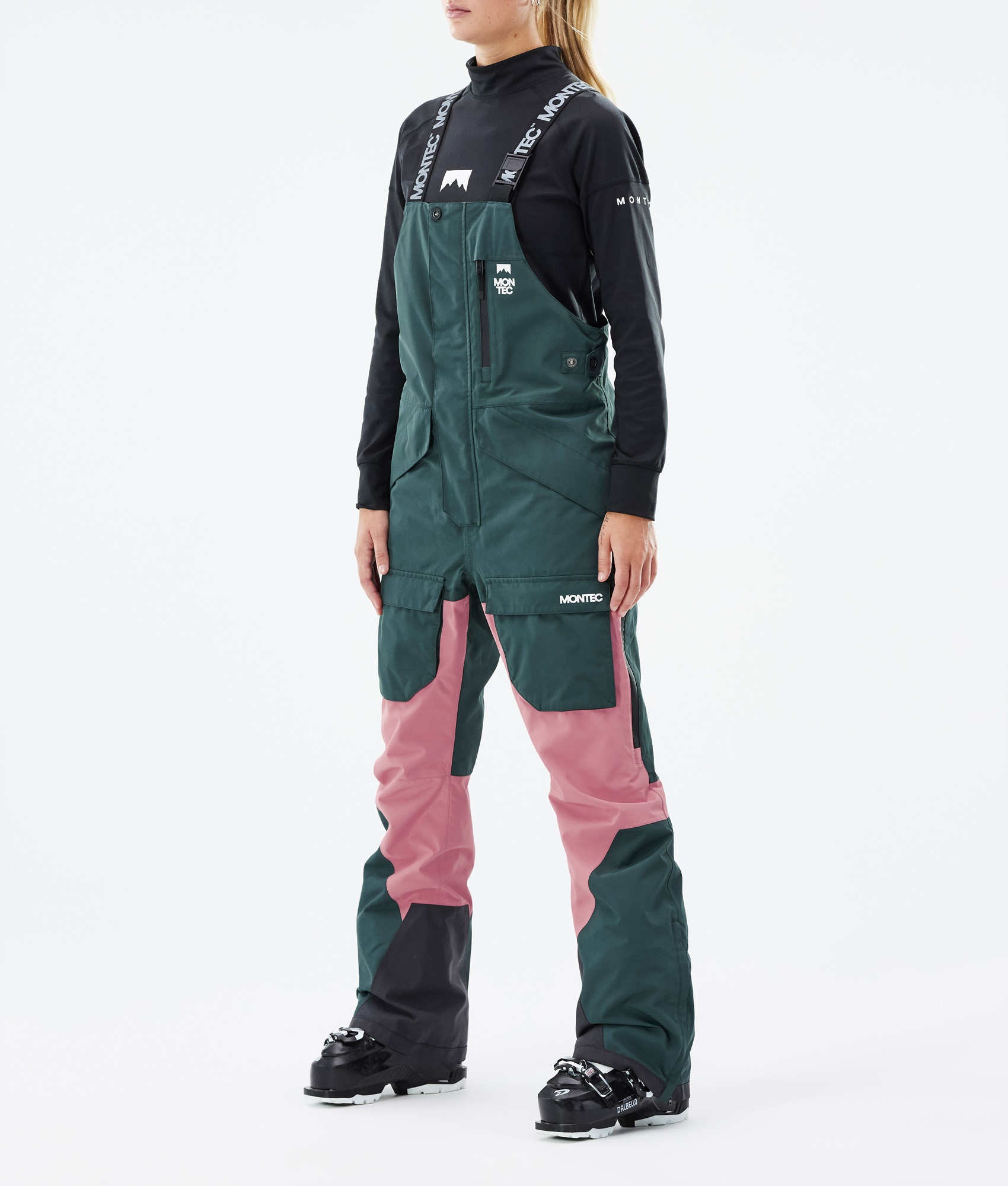 Montec Fawk W Ski Pants Women Dark Atlantic/Pink | Montecwear.com
