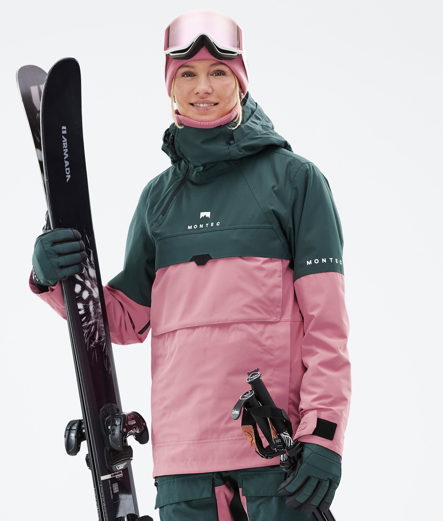 Peak Performance Anima Pink Ski Snow Women's Pants Size: L / US 12