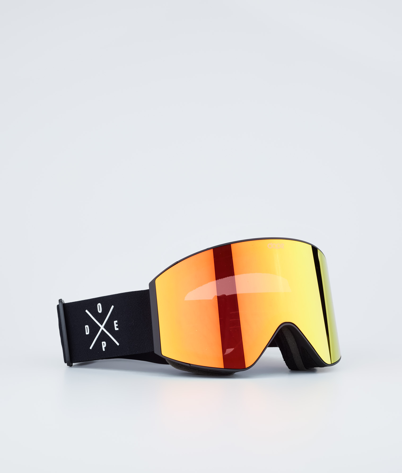Dope Sight Gafas de esquí Hombre Black W/Black Green Mirror - Negro