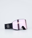 Sight Ski Goggles Men Black W/Black Pink Mirror