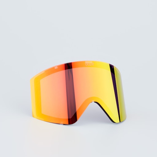 Dope Sight 2021 Masque de ski Homme White/Champagne Mirror