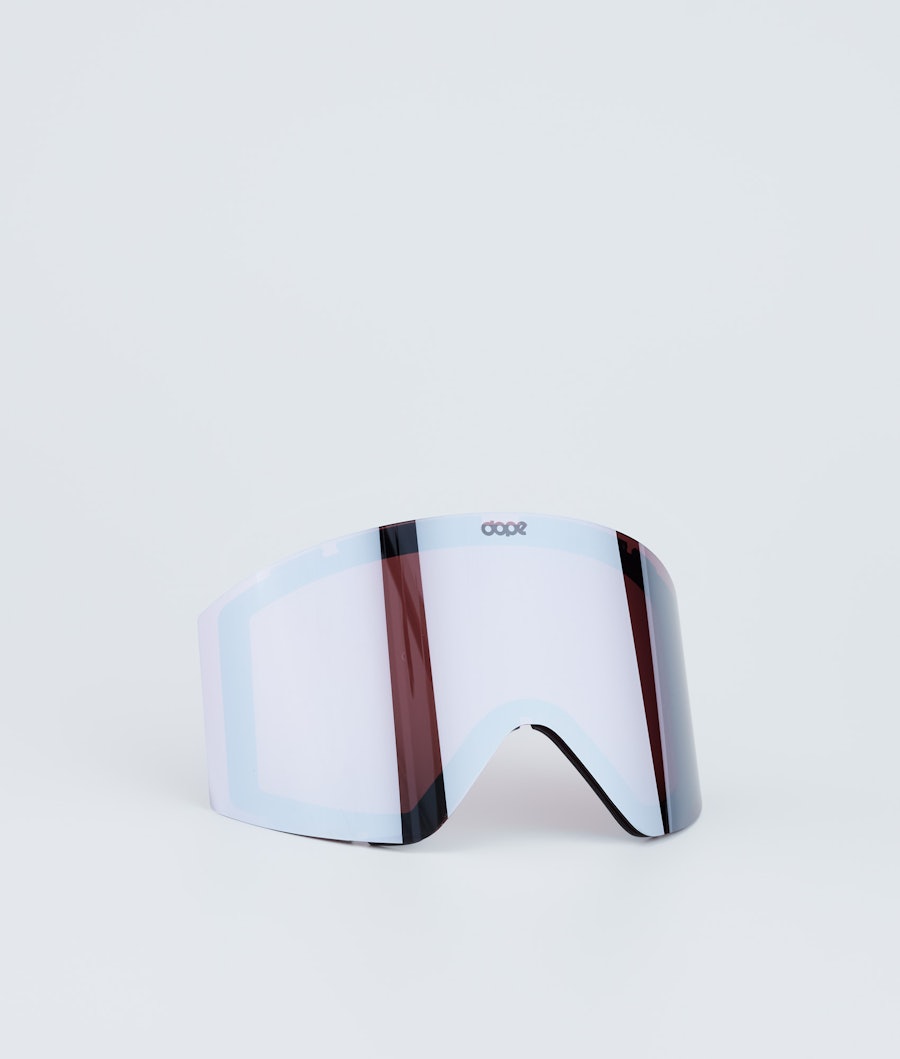 Sight Goggle Lens Ecran de remplacement pour masque de ski Silver Mirror