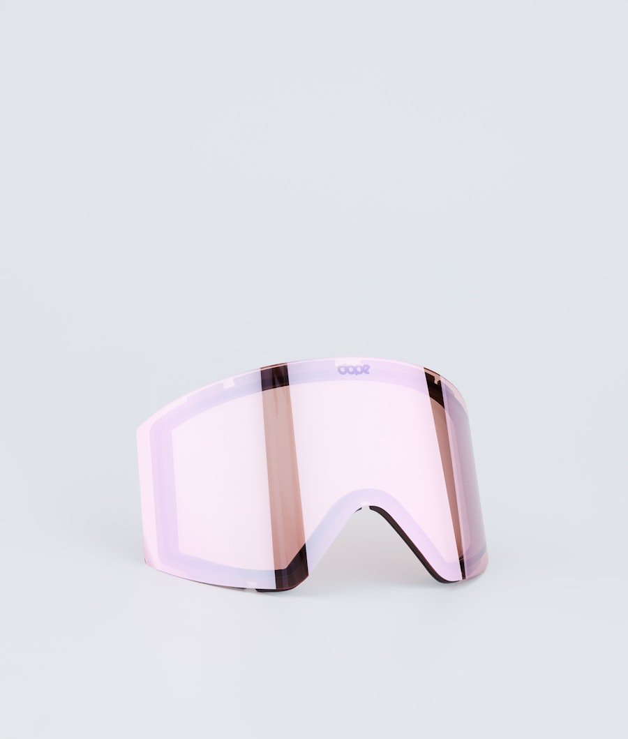 Sight Goggle Lens Extra Glas Snow Pink Mirror