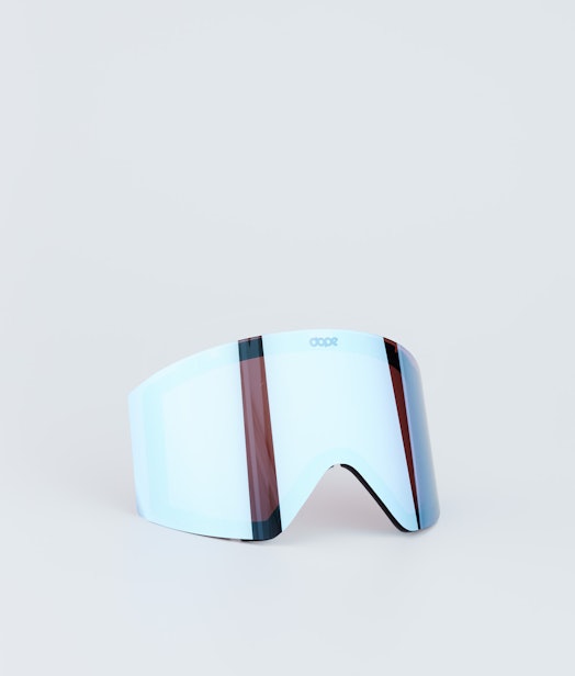 Sight Goggle Lens Ecran de remplacement pour masque de ski Blue Mirror