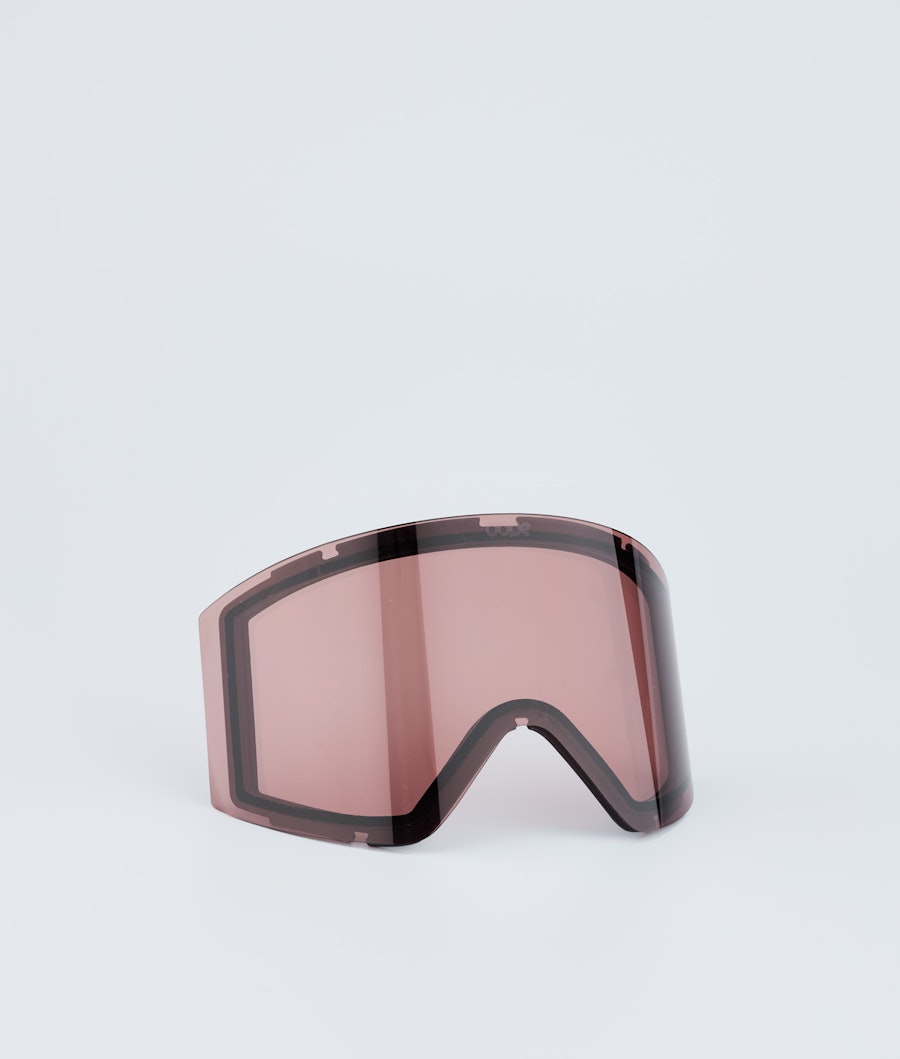 Dope Flush 2X-UP Gafas de esquí Hombre Black W/Black Pink Mirror - Negro