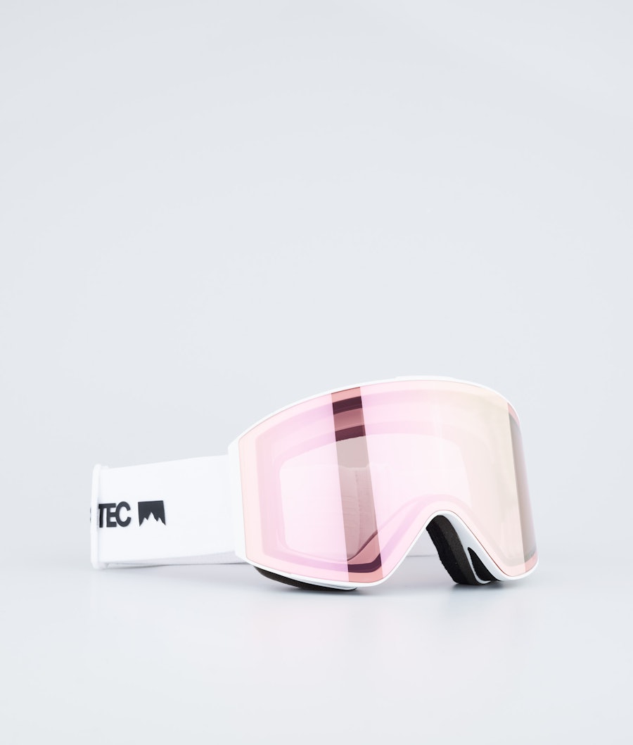 Scope Ski Goggles White/Pink Sapphire Mirror