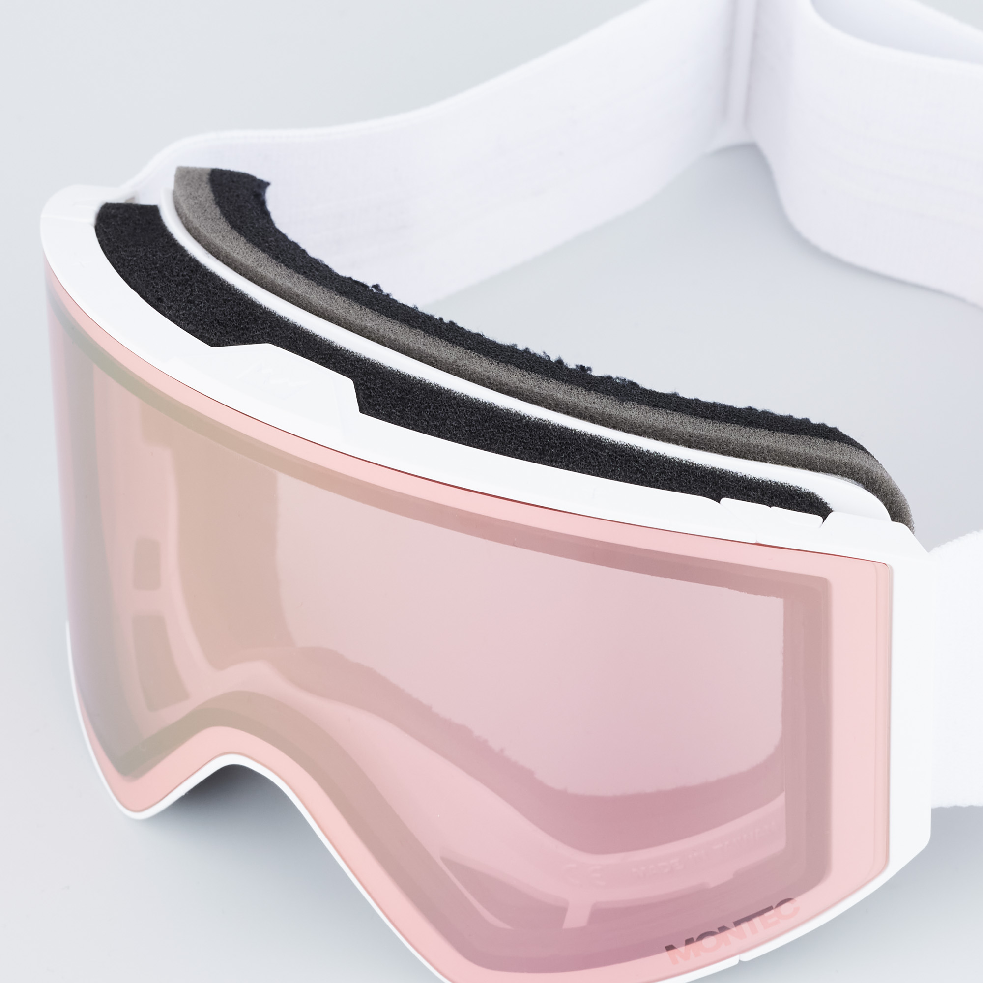 Montec Scope 22 スキーゴーグル White/Pink Sapphire Mirror