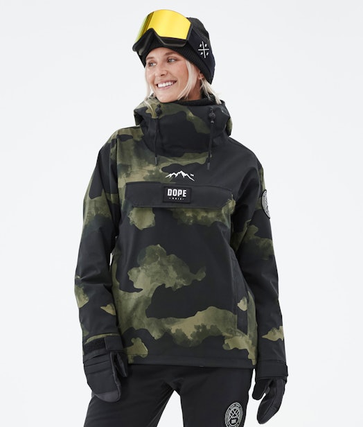 Blizzard W 2022 Snowboard Jacket Women Green Camo