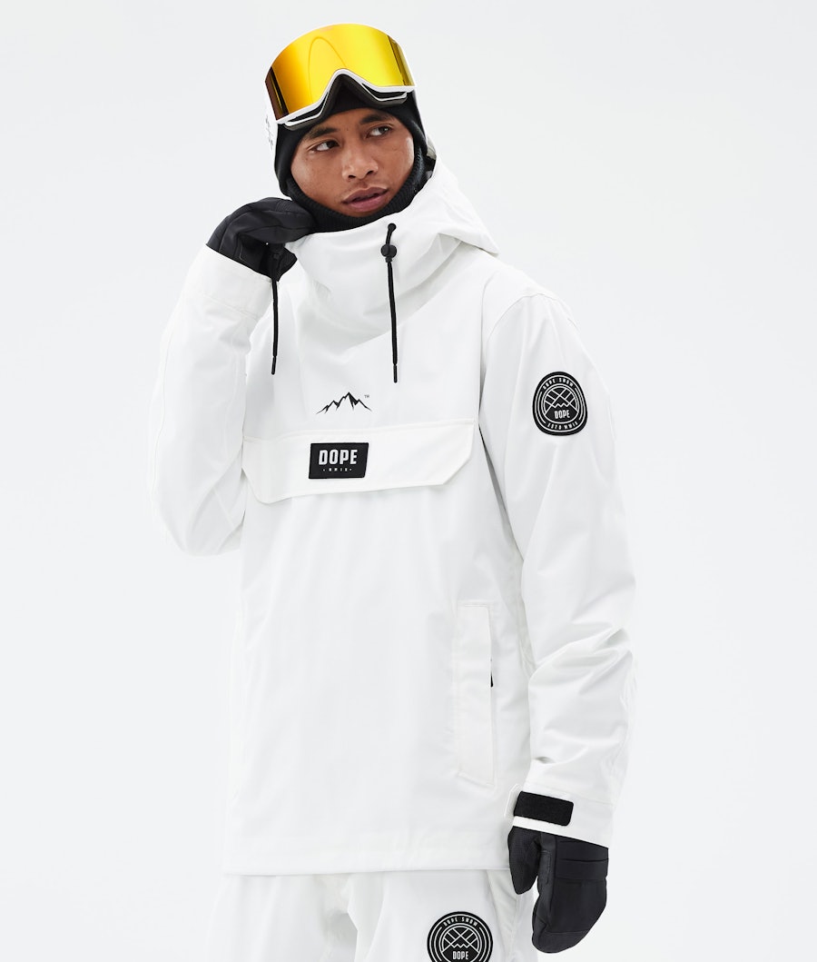 Dope Yeti Snowboard Jacket Men Silhouette Light Grey | Dopesnow.com
