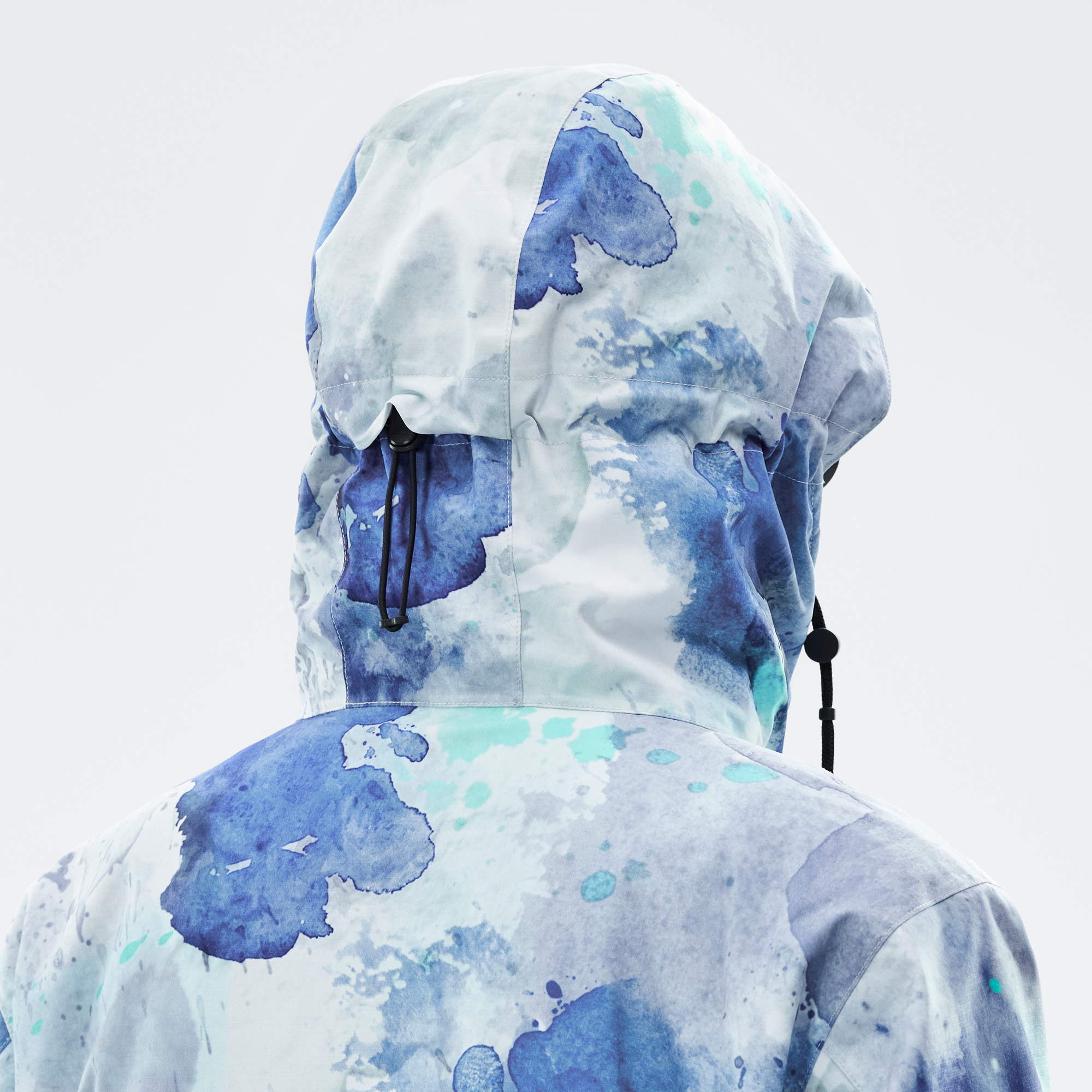 Dope Blizzard Full Zip Snowboard Jacket Men Spray Blue Green