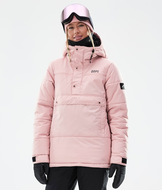 Puffer W Veste Snowboard Femme Soft Pink Mono