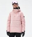 Puffer W Ski jas Dames Soft Pink Mono