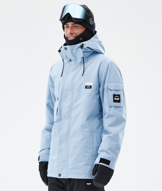Adept Snowboard Jacket Men Light Blue
