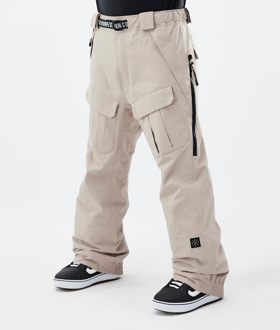 Antek Pantalon de Snowboard Homme Sand