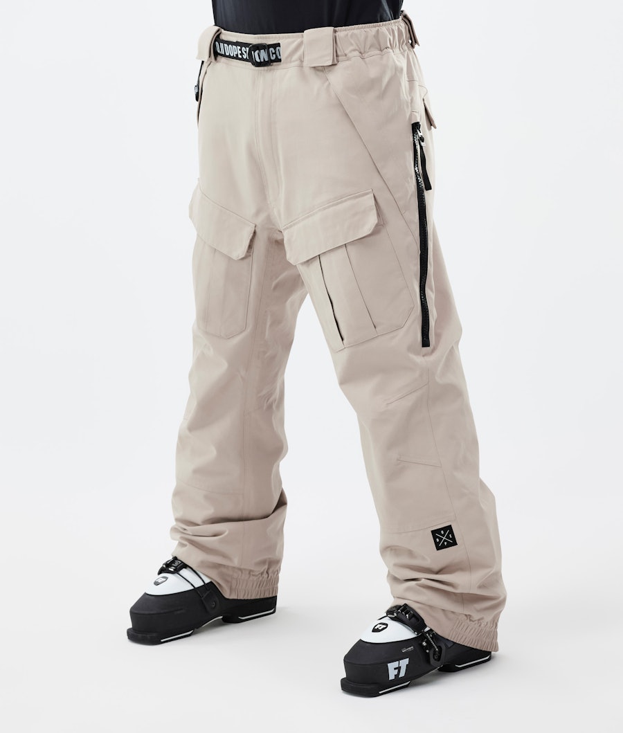 Dope Iconic Pantalon de Ski Homme Khaki - Sable
