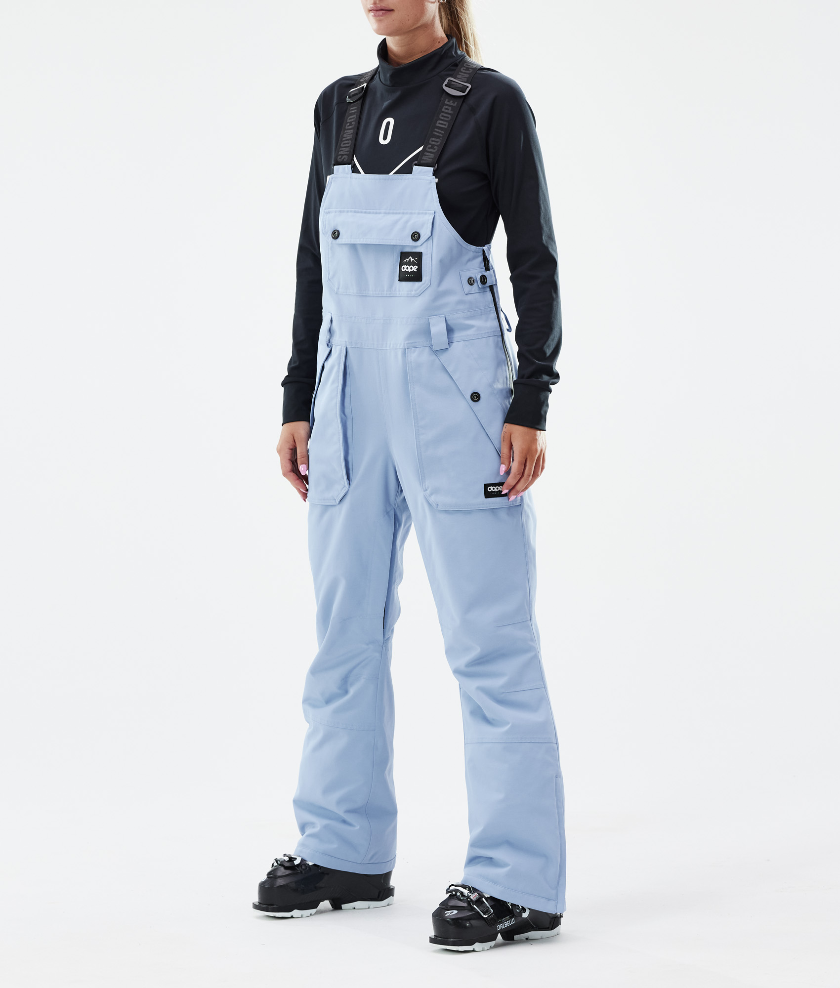 Blackcrows W Salopette Ferus Mechanical Light Blue Women's ski trousers :  Snowleader