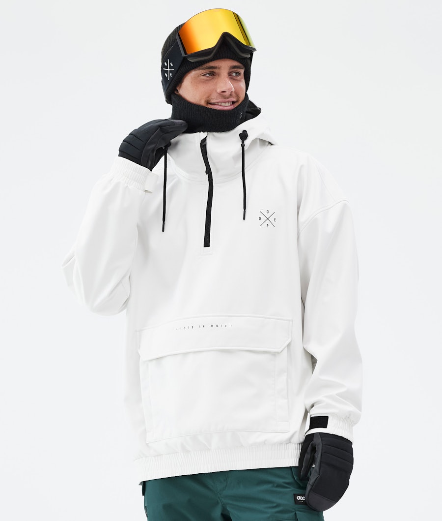 Dope Yeti Snowboard Jacket Men Silhouette Light Grey | Dopesnow.com