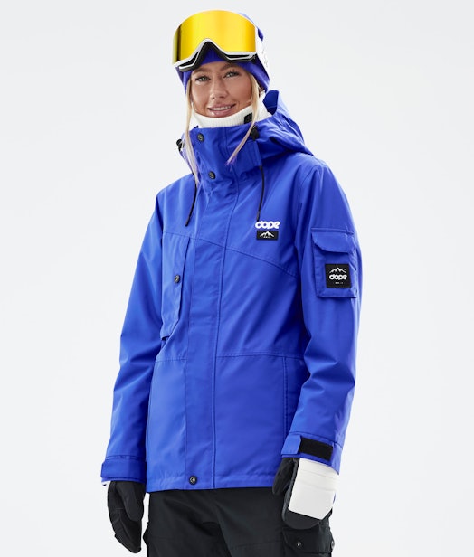 Adept W Veste de Ski Femme Cobalt Blue