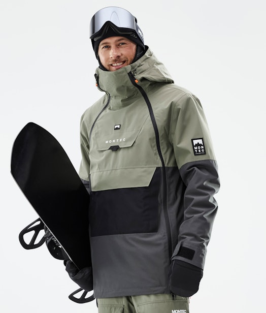 Doom Snowboard Jacket Men Greenish/Black/Phantom