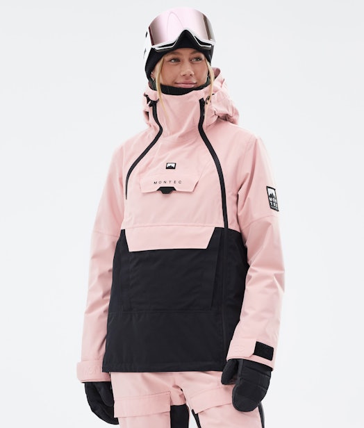 Doom W Snowboardjakke Dame Soft Pink/Black