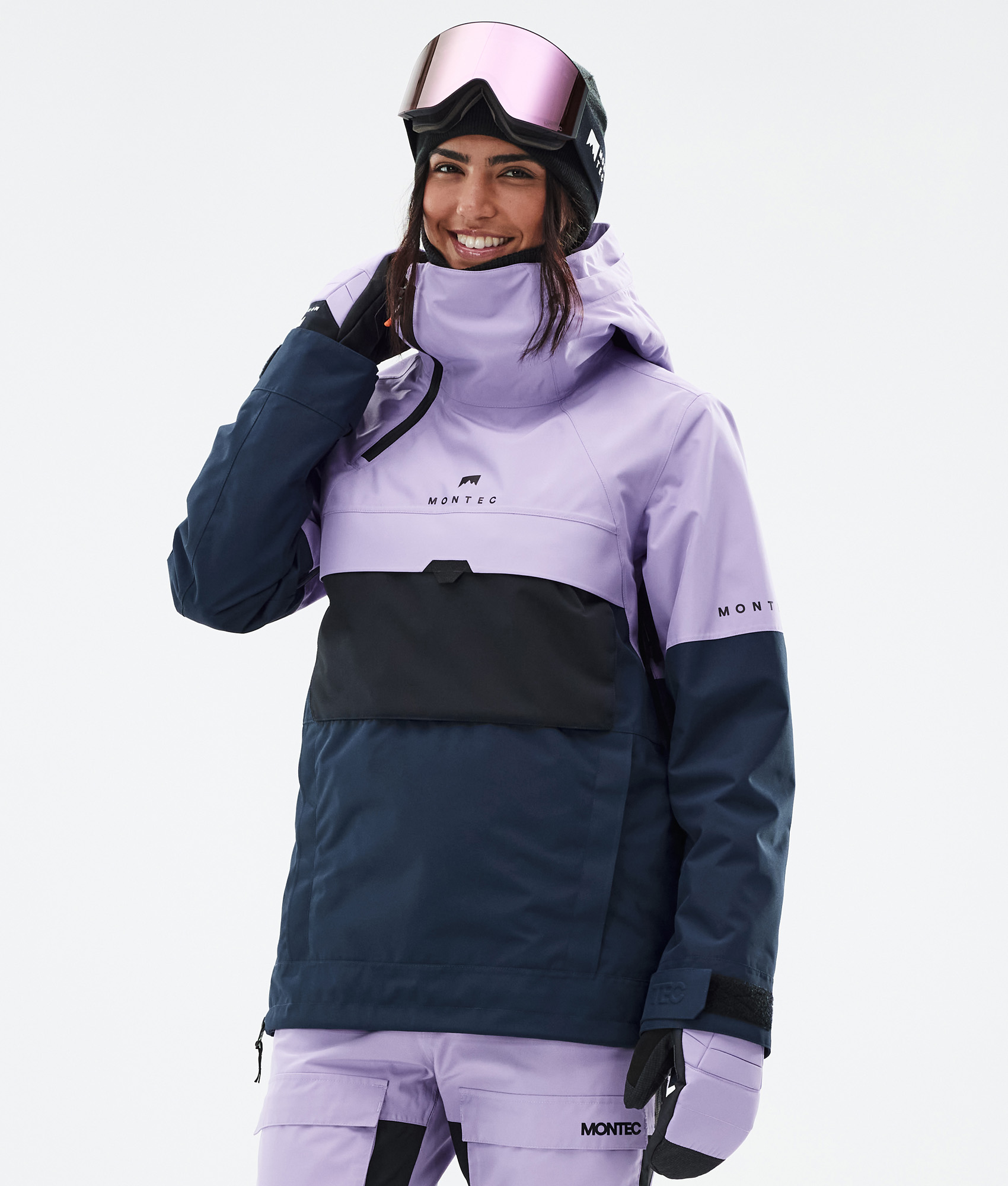 MONTEC レディース スノーボードジャケット XS Montec Dune W Snowboard Jacket Women Faded Violet/Black/Dark