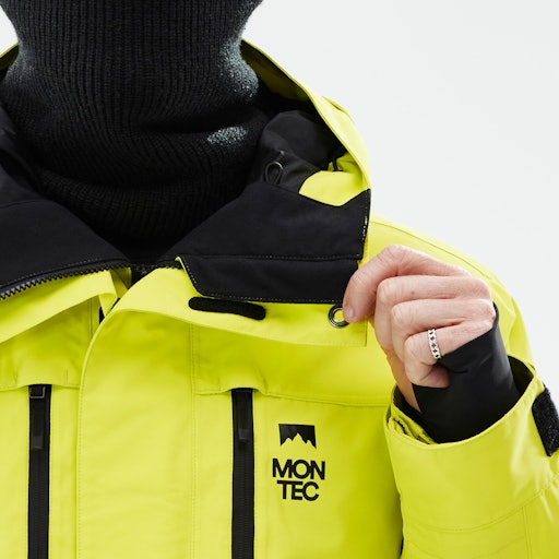 Montec Fawk Giacca Snowboard Uomo Bright Yellow/Black - Giallo