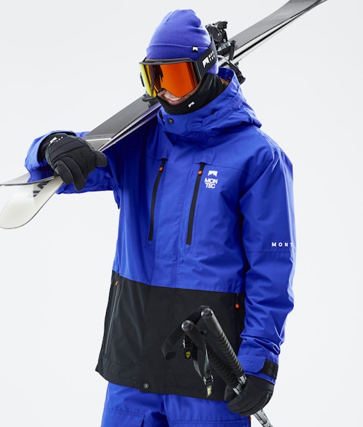 Fawk スキージャケット メンズ Cobalt Blue/Black