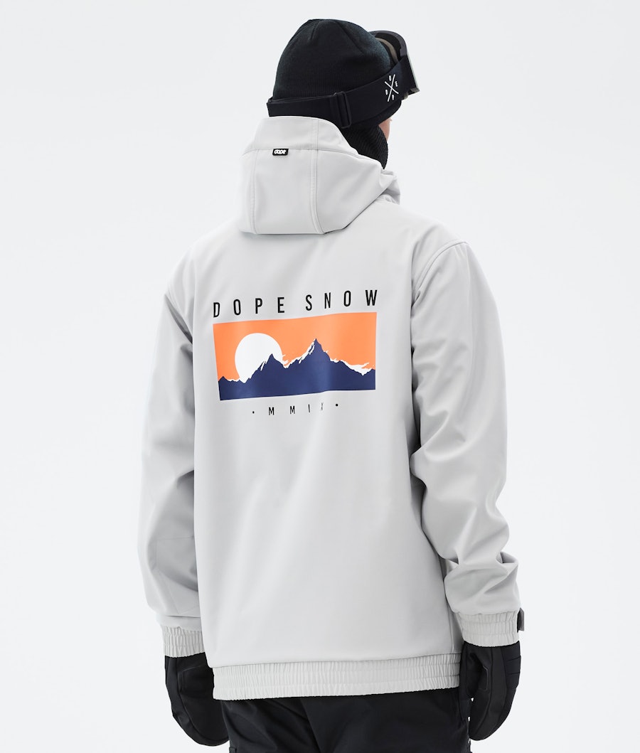 Yeti Snowboard Jacket Men Light Grey