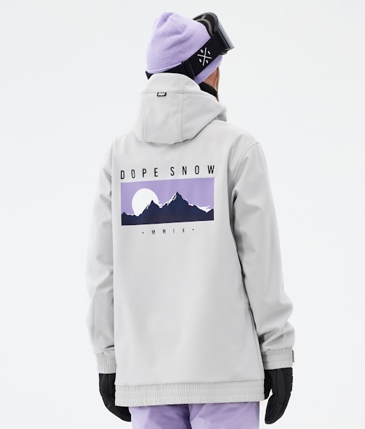 Yeti W Snowboard jas Dames Light Grey