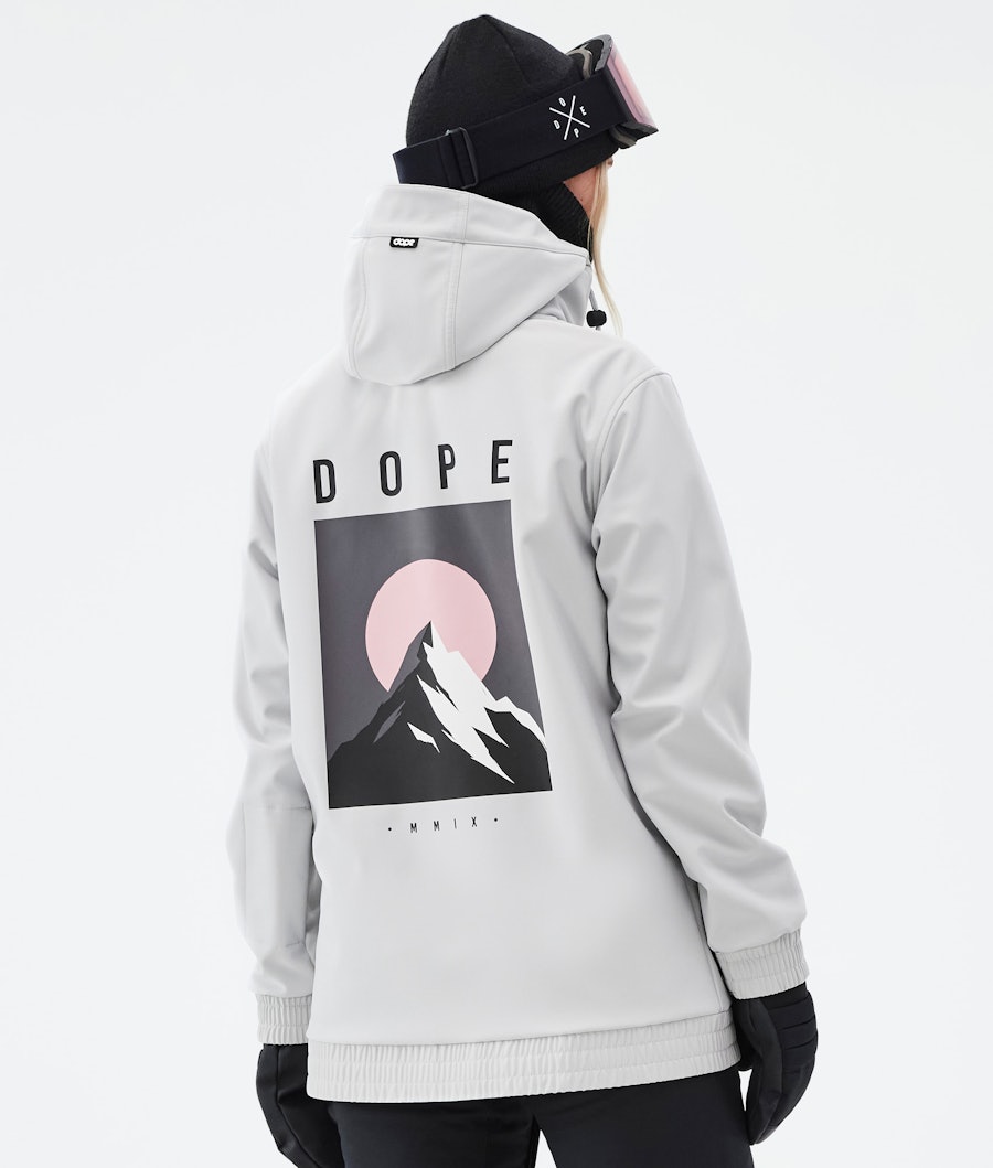 Dope Cyclone W Snowboard Jacket Women Light Grey | Dopesnow CA