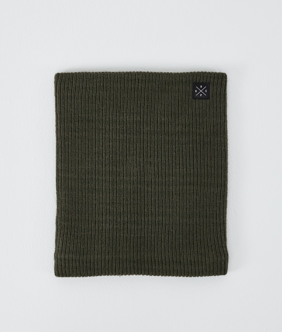 2X-Up Knitted Schlauchtuch Olive Green