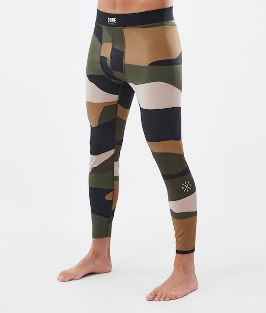 Snuggle Pantalon thermique Homme Shards Gold Green