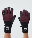 Ace Ski Gloves Men Burgundy