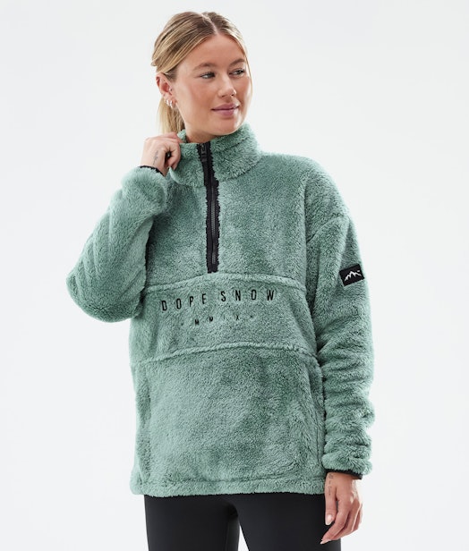 Pile W Sweat Polaire Femme Faded Green