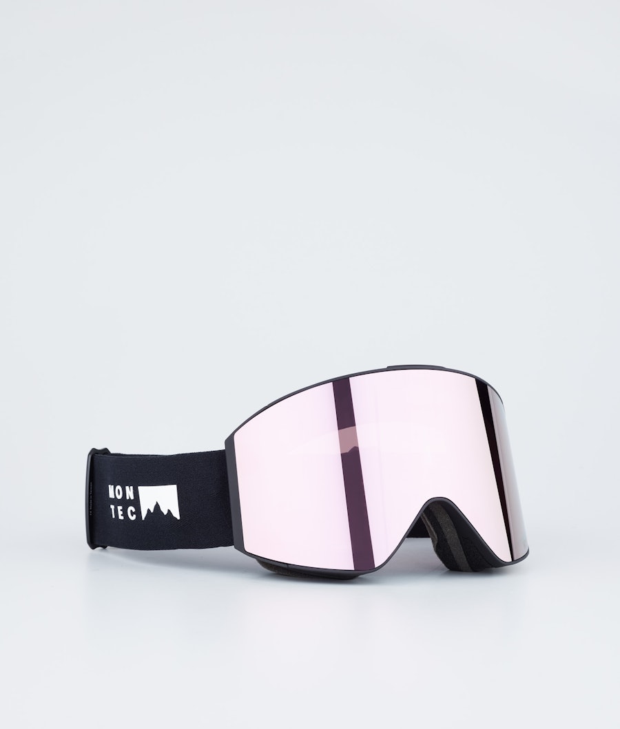 Scope Ski Goggles Black W/Black Rose Mirror