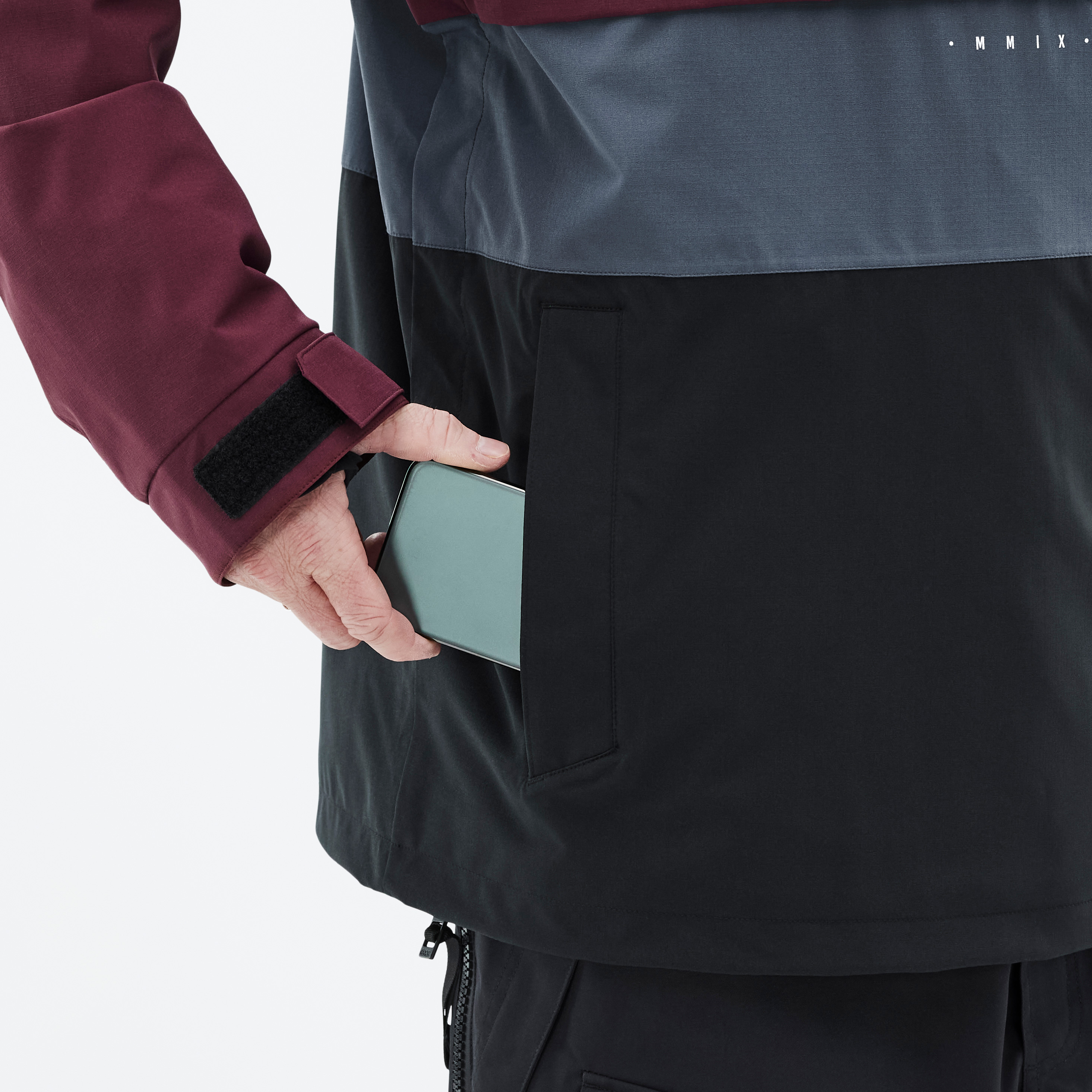 Dope Legacy Track Snowboard Jacket Men Olive Green/Burgundy/Metal