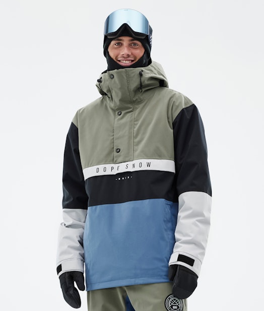 Legacy Track Snowboard jas Heren Greenish/Light Grey/Black/Blue Steel