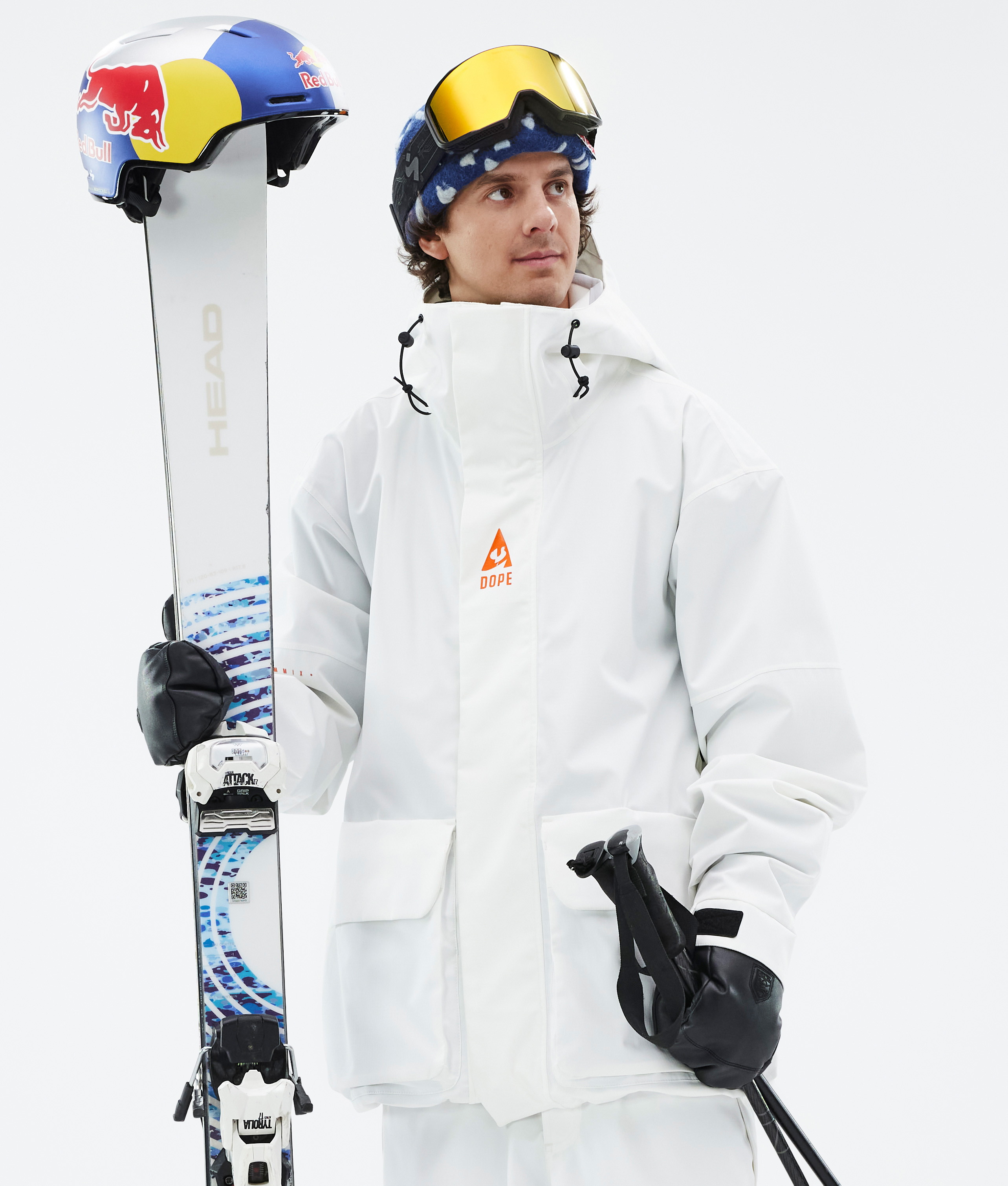 Dope Essential Chaussettes de ski Homme White