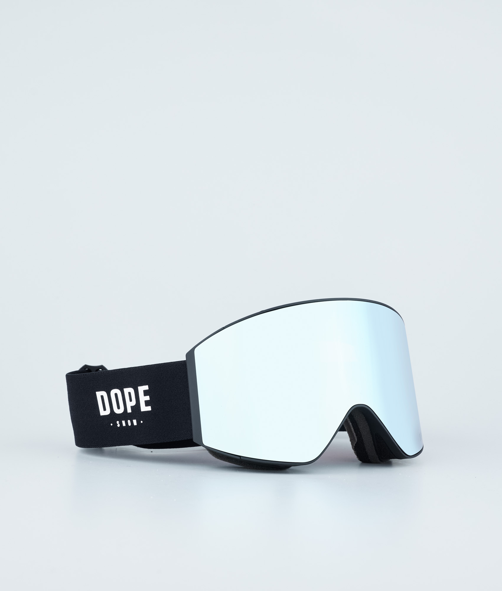 Dope Sight Ski Goggles Men Dope Snow Black W/Black Blue Mirror