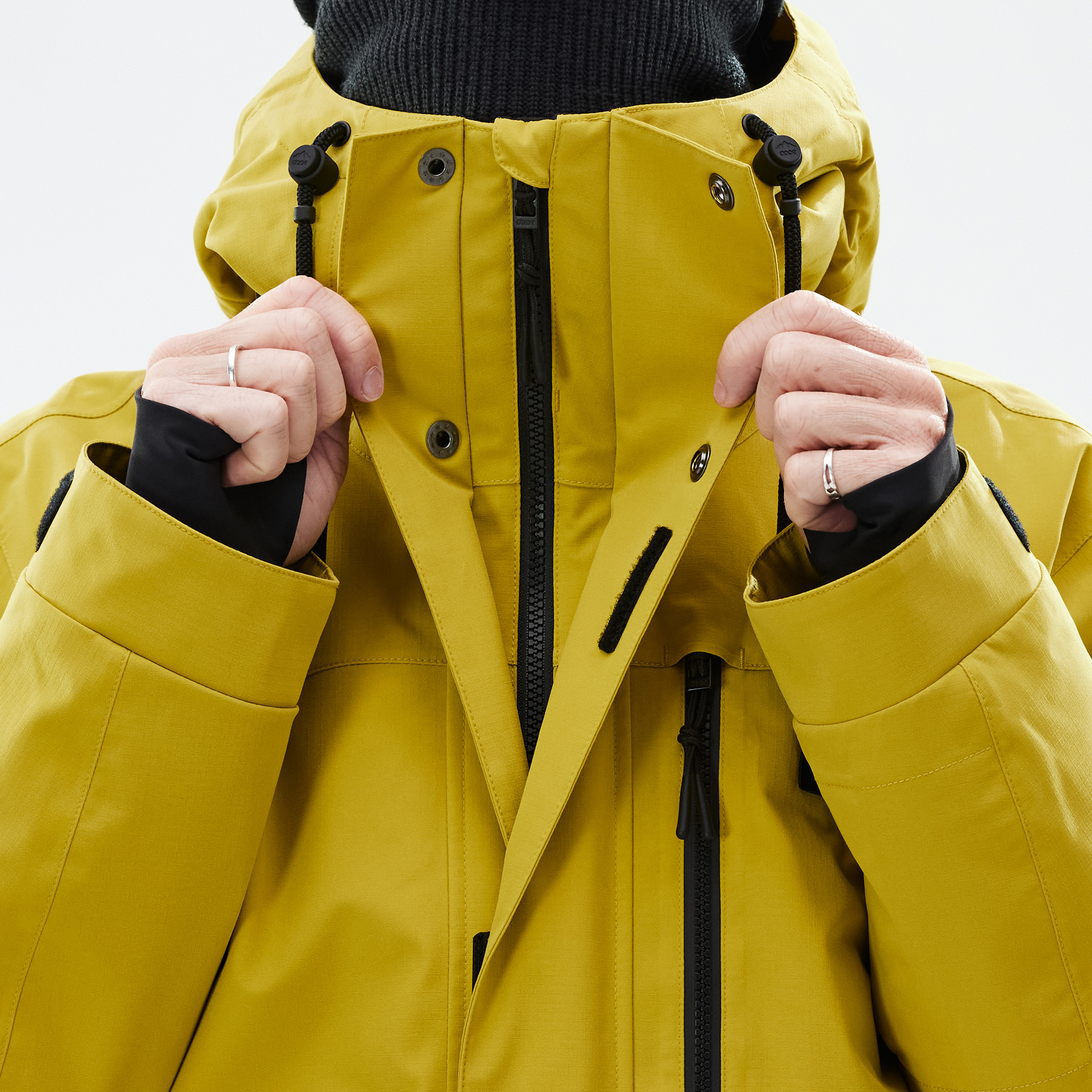 Dope Blizzard Full Zip 24 Snowboard Jacket Men Yellow | Ridestore.com