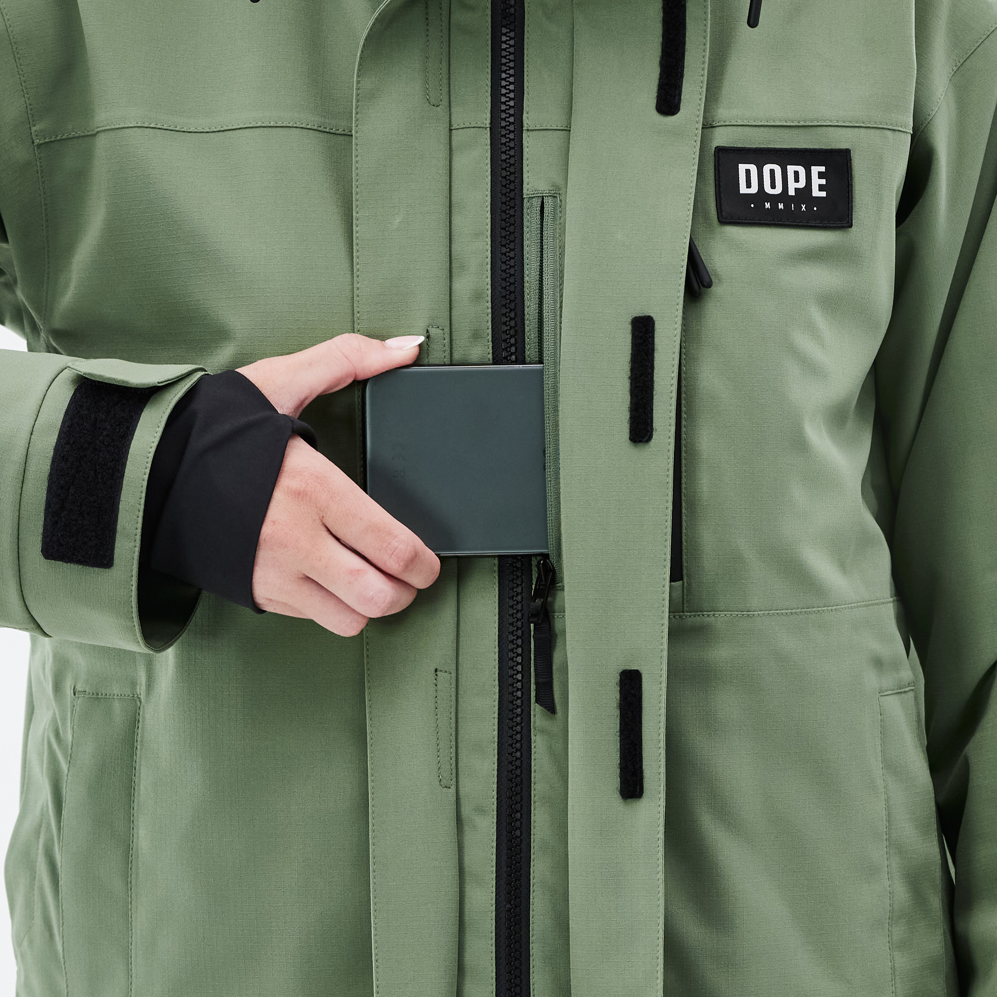 Dope Blizzard W Full Zip 24 Ski Jacket Women Moss Green | Dopesnow.com