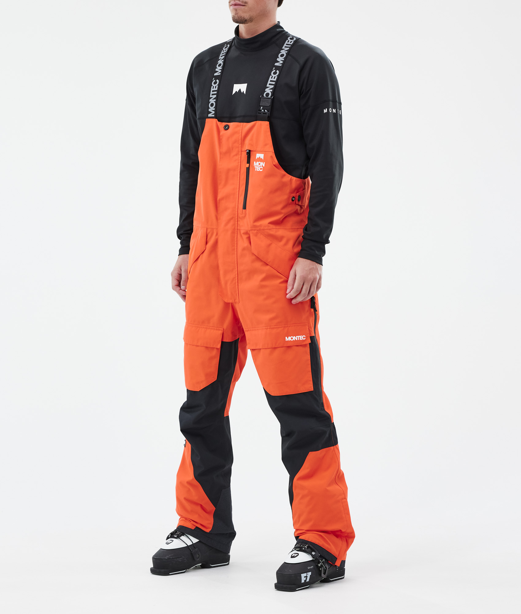 MONTEC ビブパンツ Fawk Sサイズ Montec Fawk Ski Pants Men Black/Light Grey | Montecwear.com