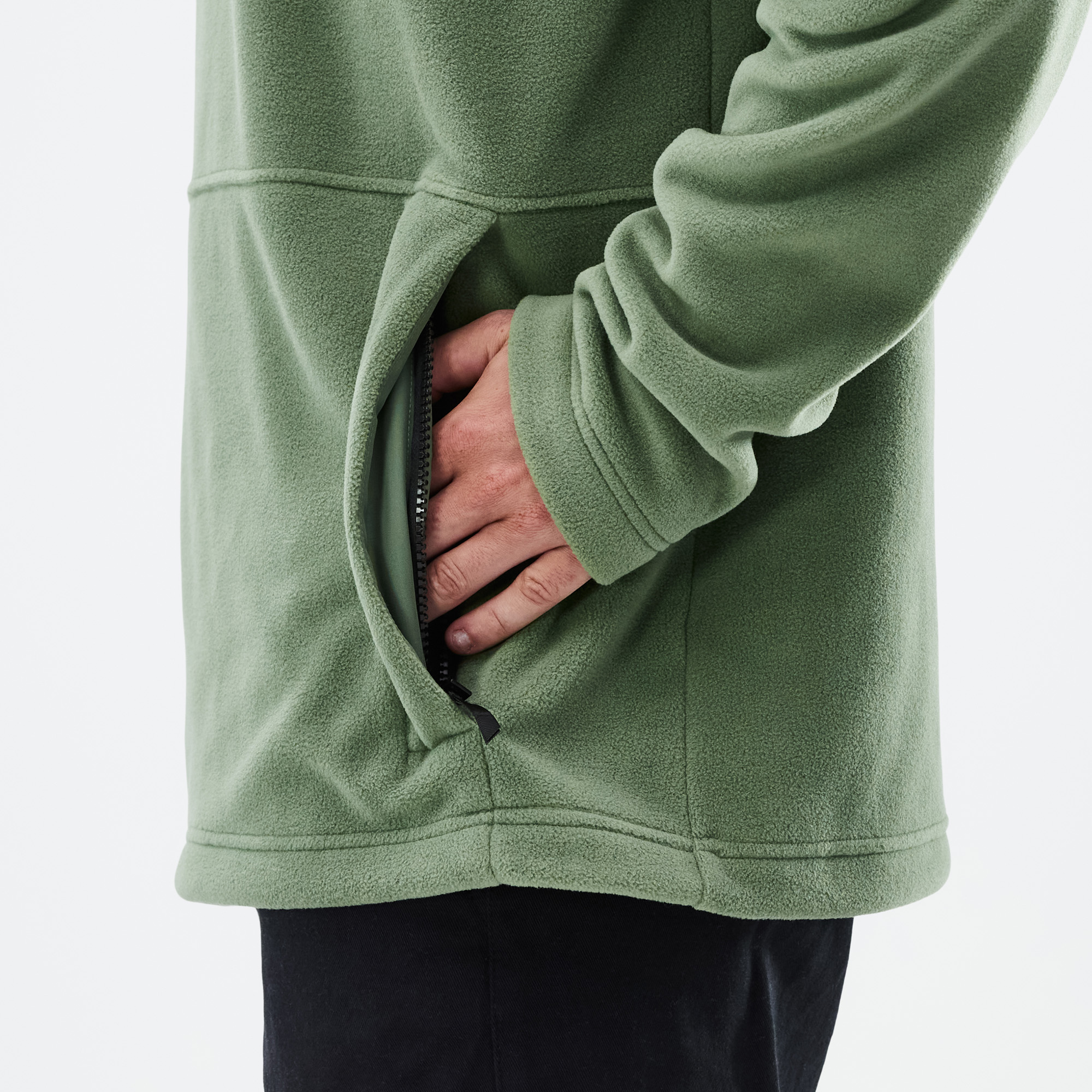 Dope Cozy II Fleece Hoodie Men Moss Green | Dopesnow.com