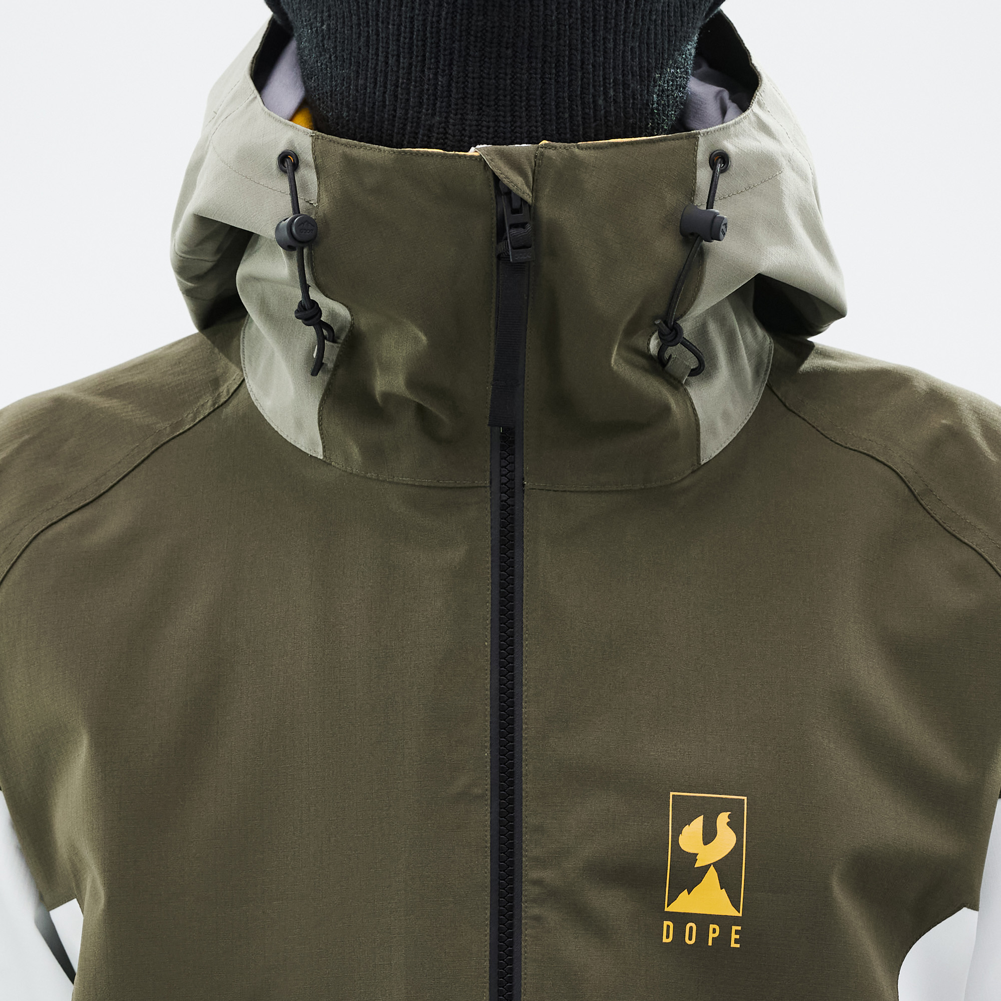 Dope JT Spartan スキージャケット メンズ Olive Green/Whitish