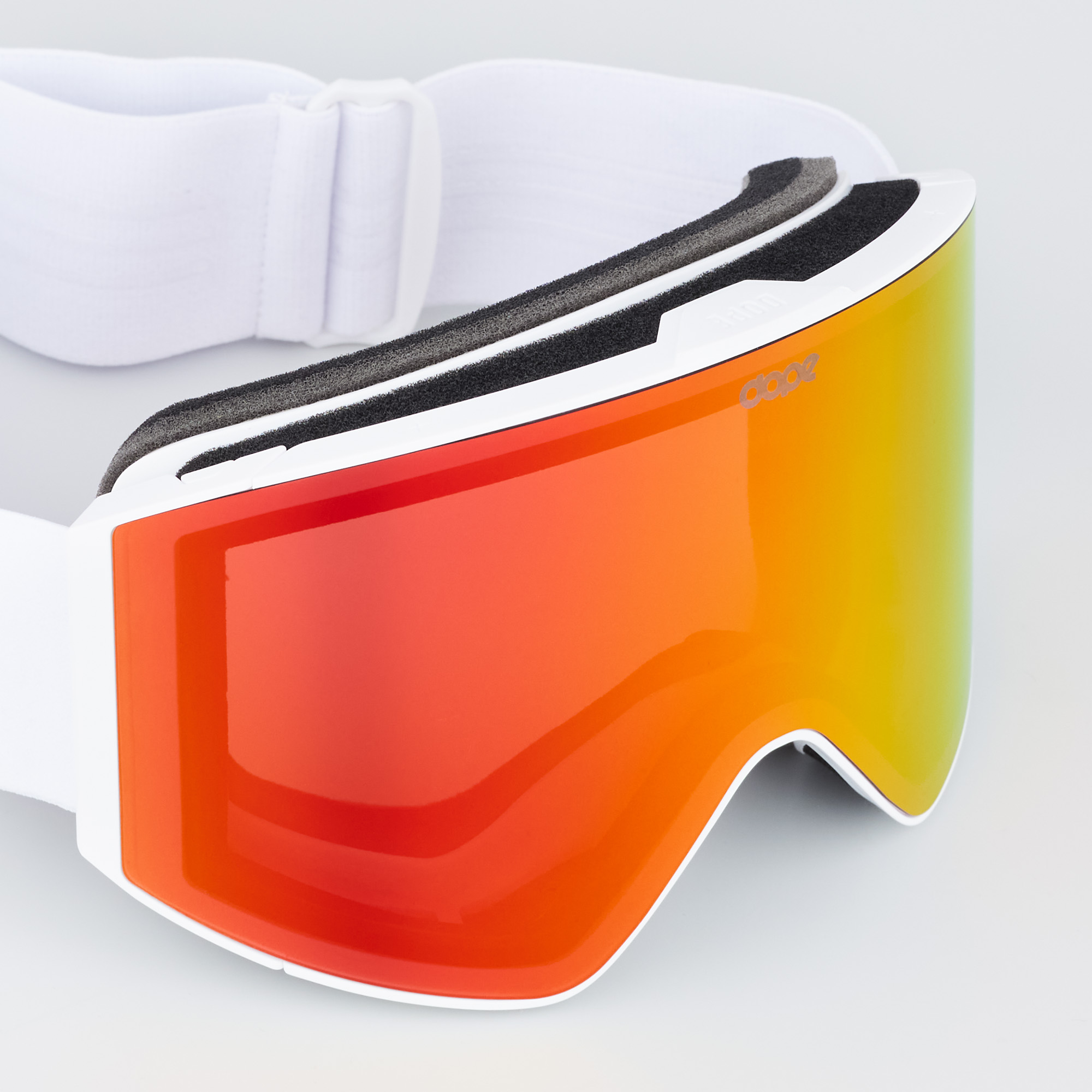 Dope Snow White Snow Goggles with Rose-Copper Mirror Lens Dope Sight Ski Goggles White/Pink Mirror | Dopesnow.com main image 3