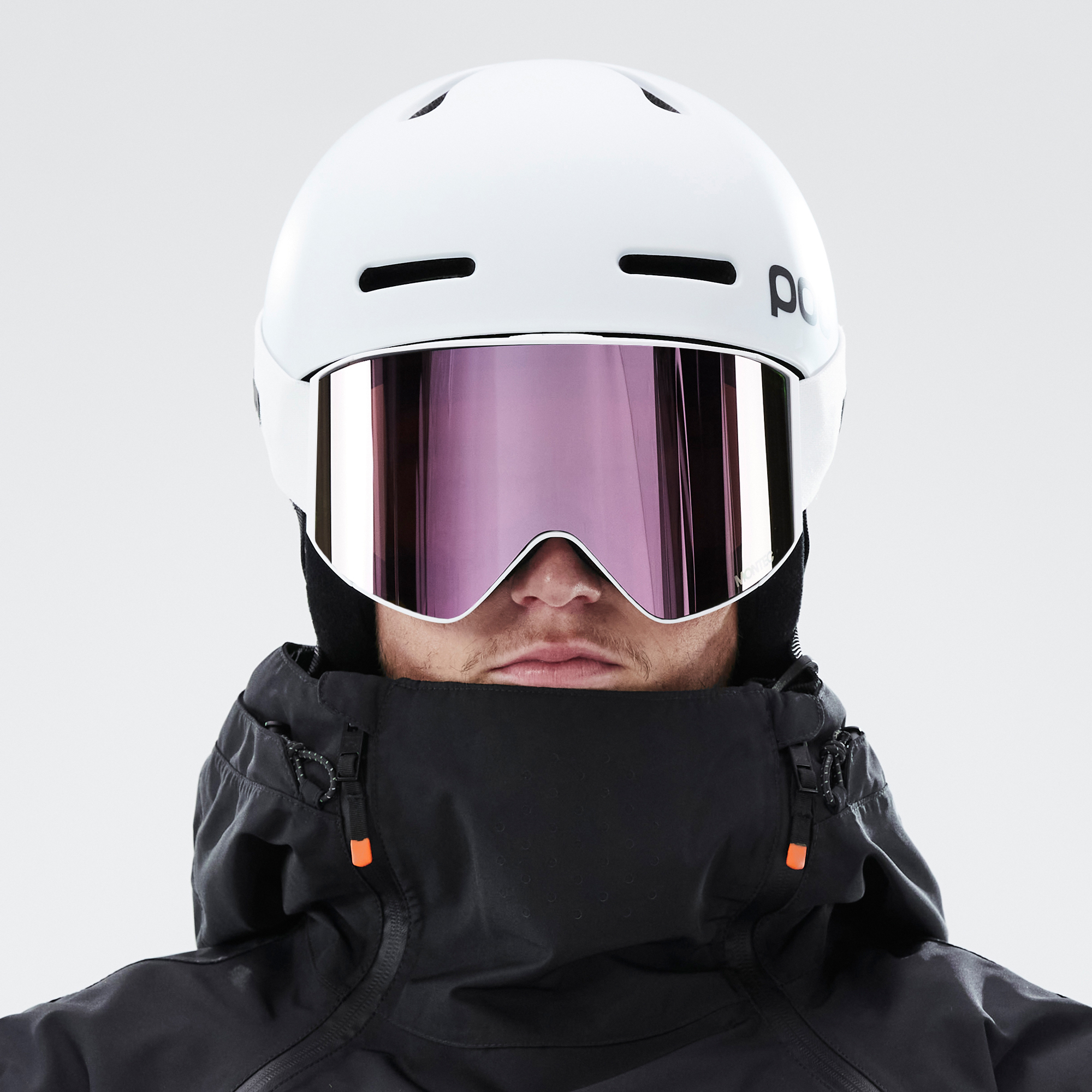Montec Scope Ski Goggles Men White/Rose Mirror | Montecwear.com