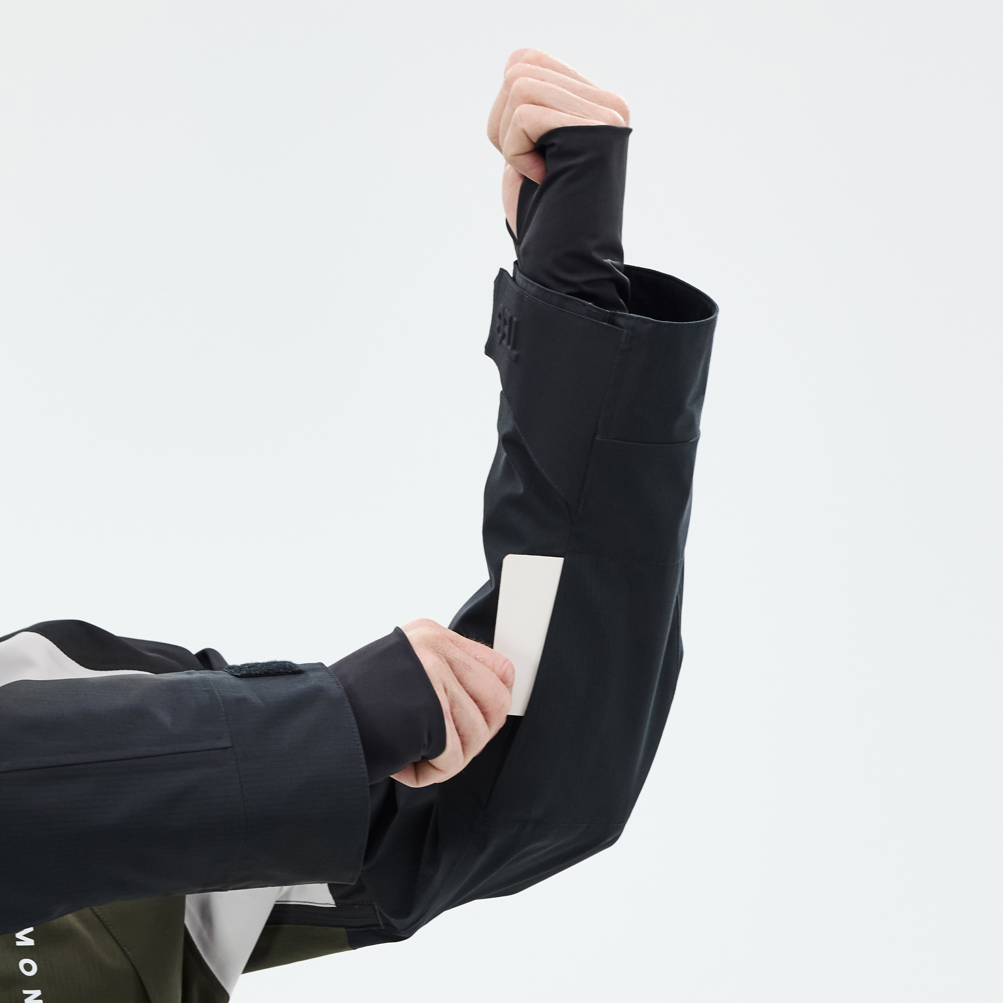 Montec Oracle Snowboard Jacket Men Light Grey/Black/Olive Green