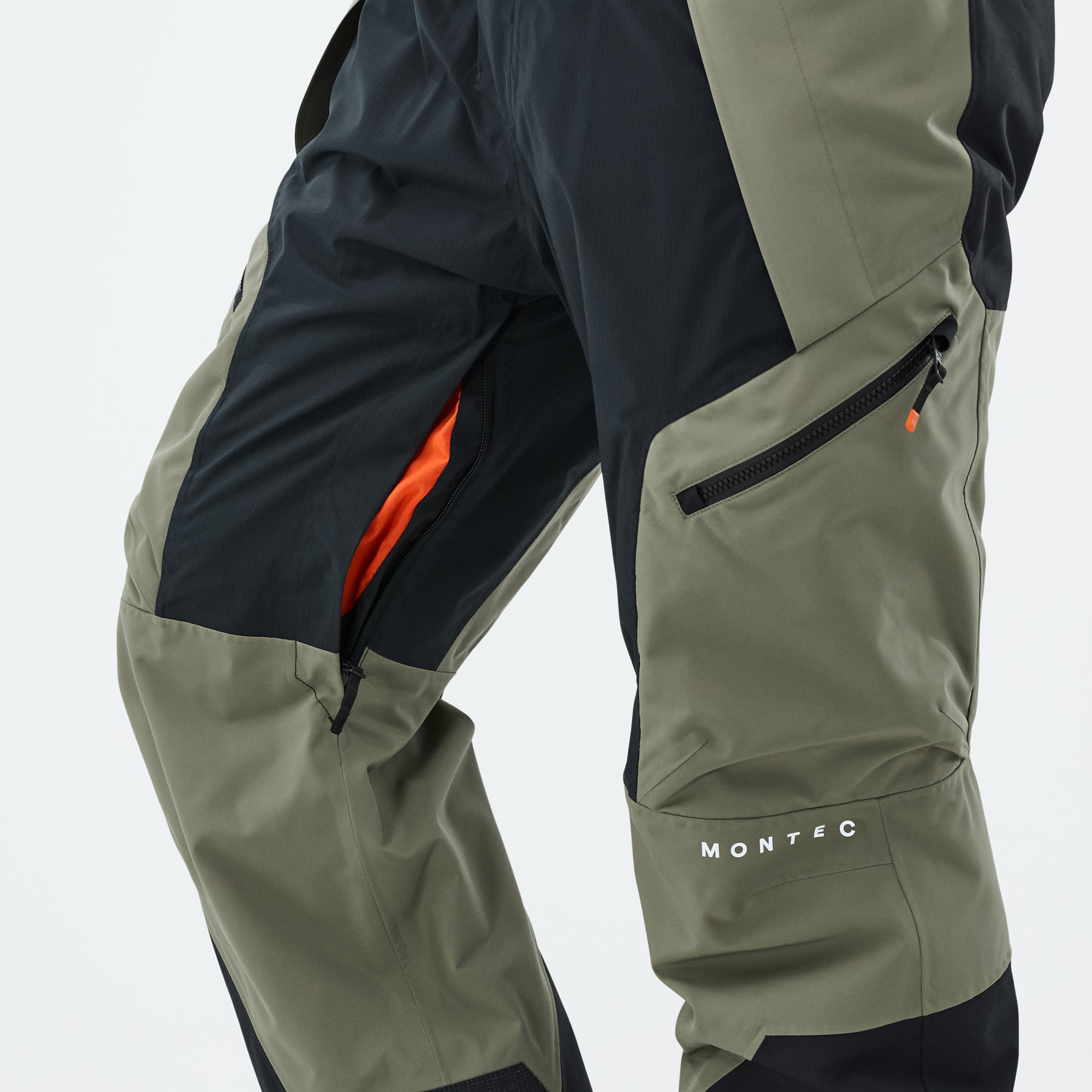 Montec Dozer Snowboard Pants Men Greenish/Black | Montecwear.com