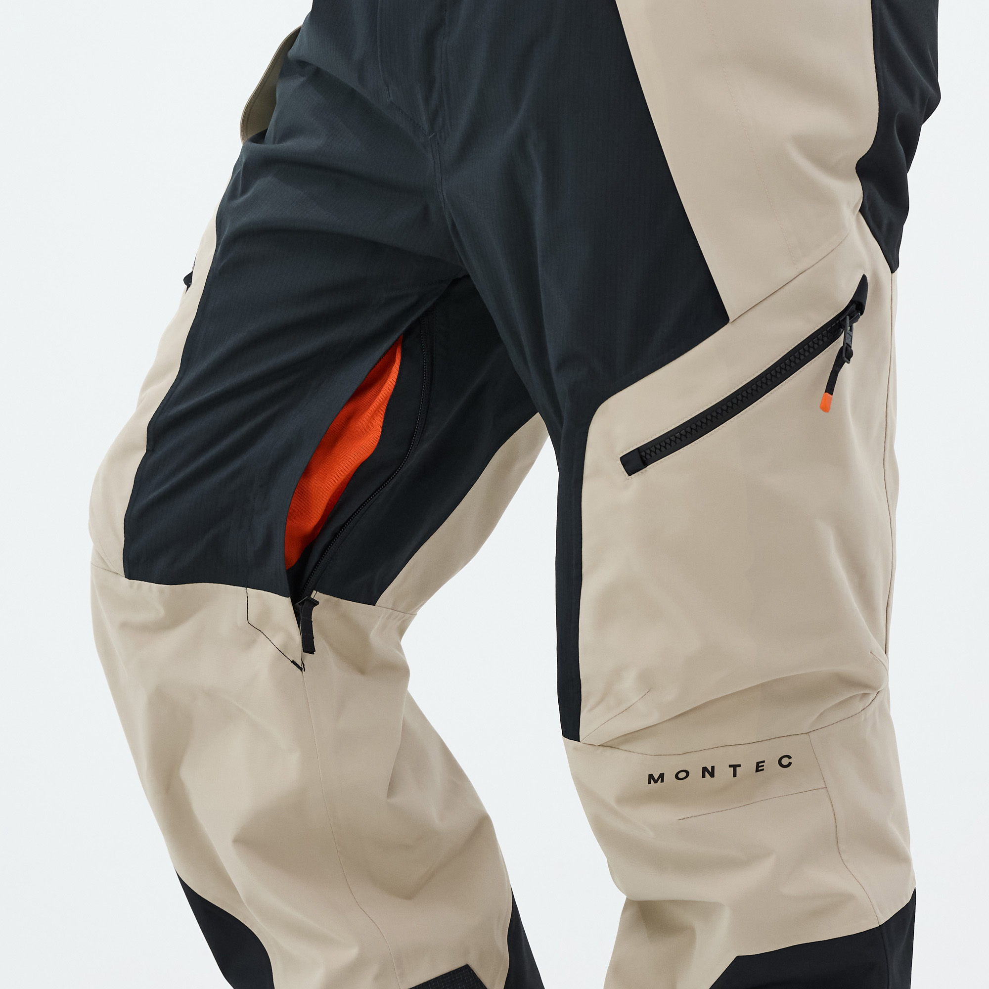 Montec Dozer Snowboard Pants Men Sand/Black | Montecwear.com